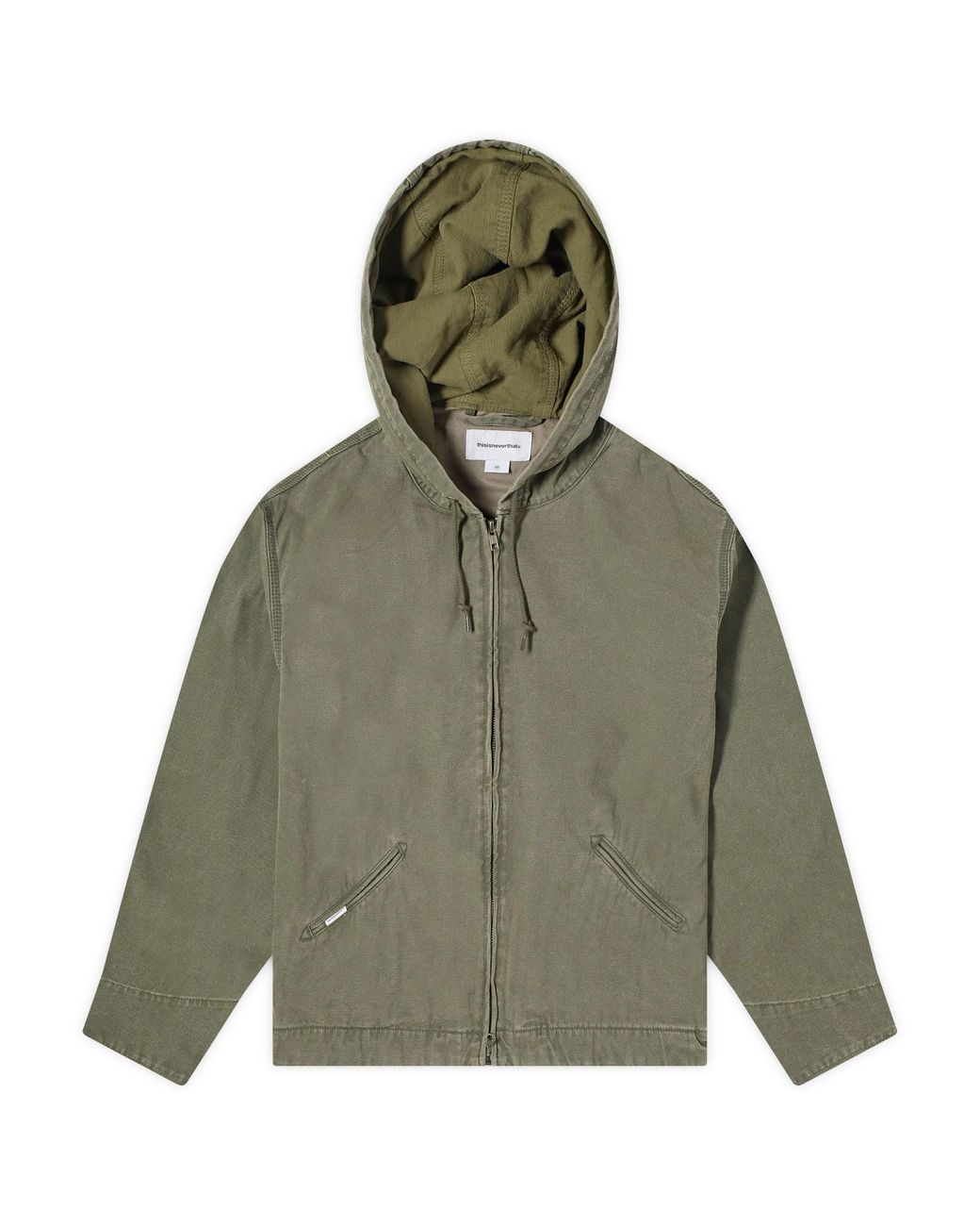 thisisneverthat Washed Carpenter Jacket in Green for Men | Lyst UK
