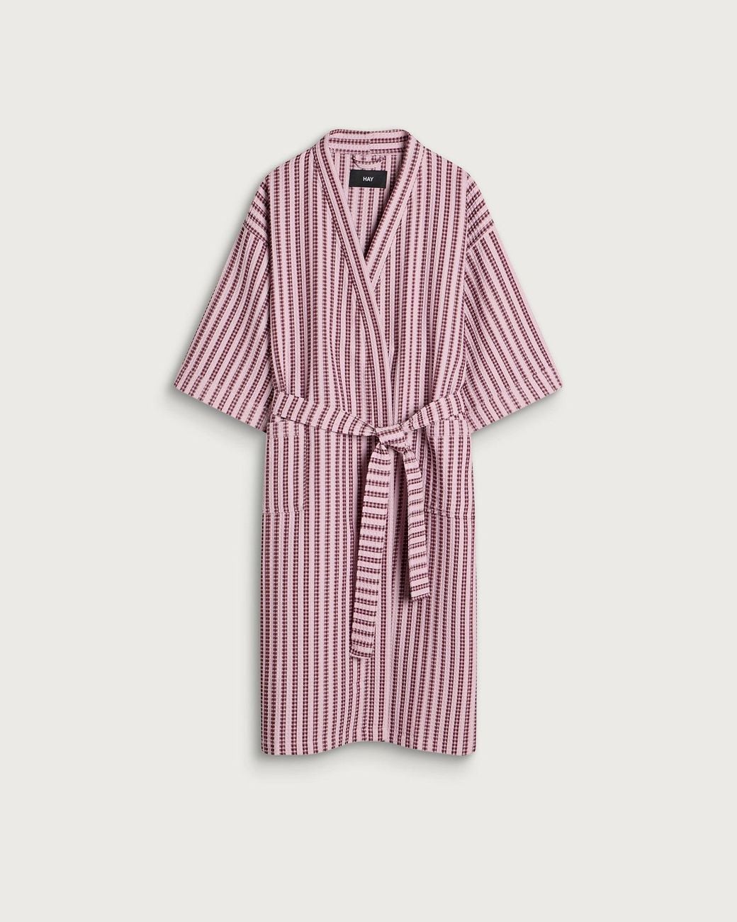 Hay Waffle Bathrobe in Pink | Lyst