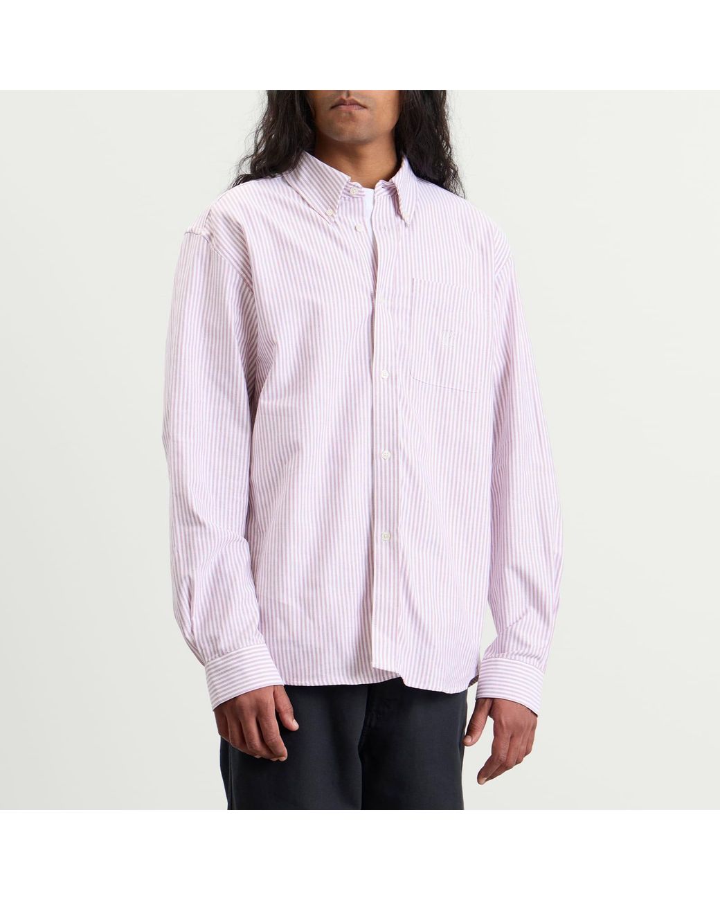 Palmes Purple Deuce Oxford Shirt for men