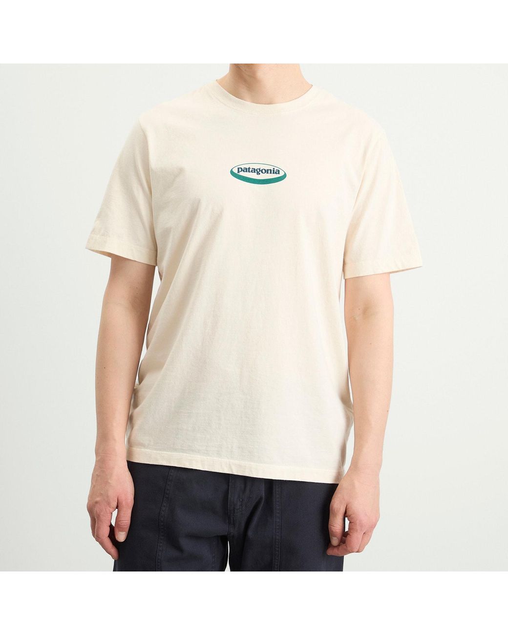 Patagonia Natural 95 Oval Logo T-Shirt for men