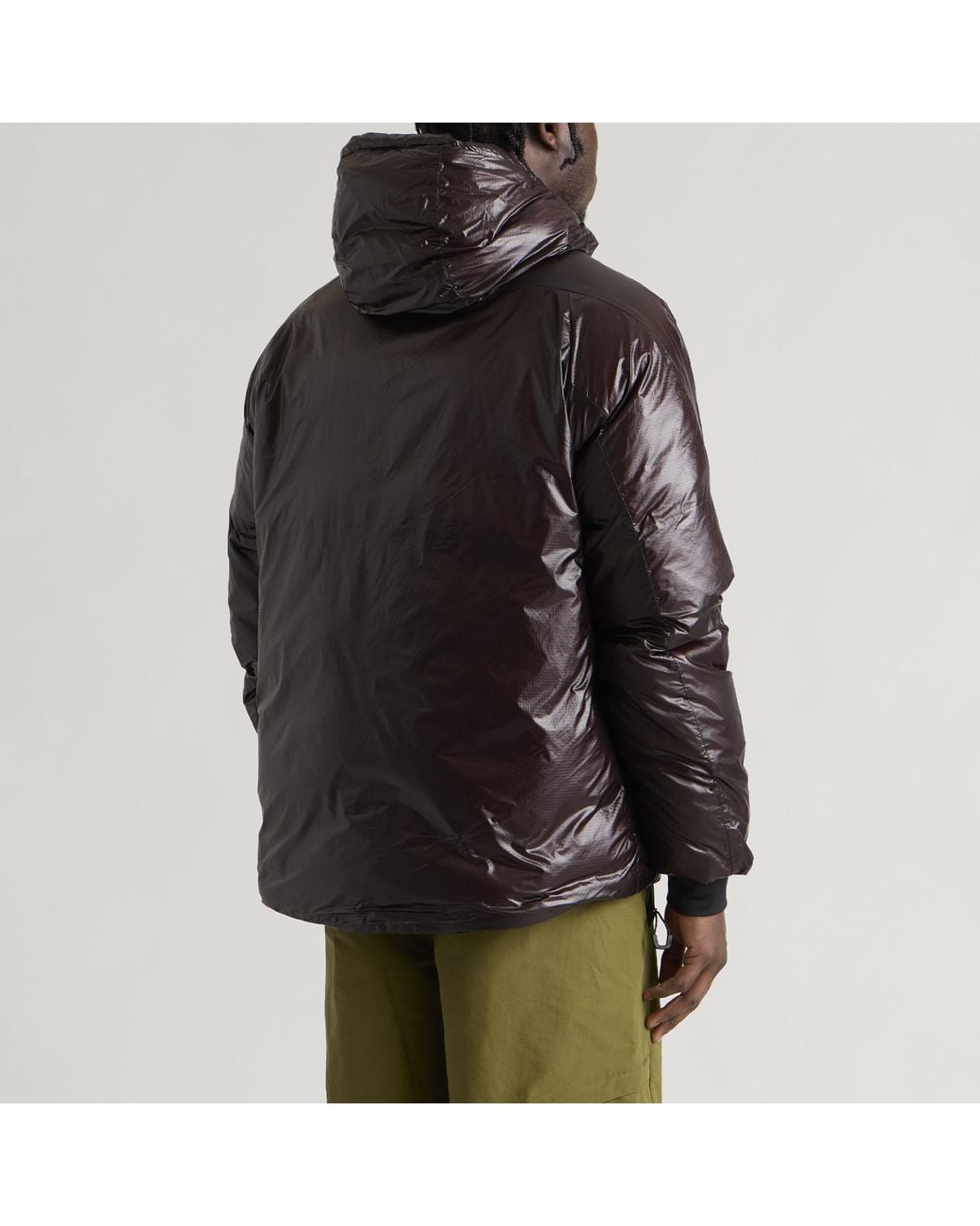 Purple Mountain Observatory Black Shield Translucent Down Jacket for men