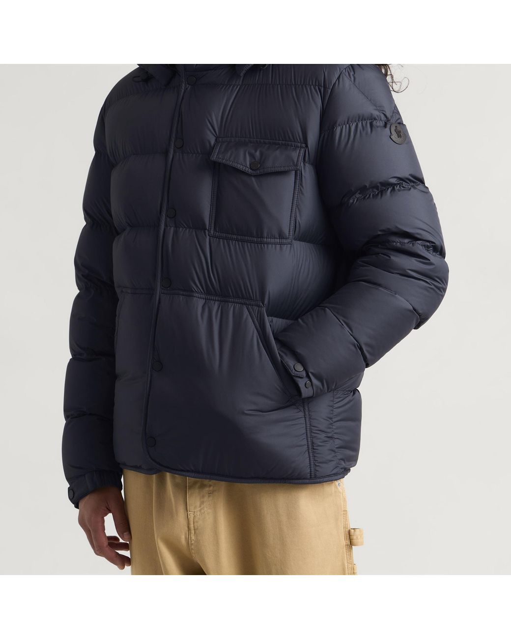 Moncler Blue Tygid Padded Jacket for men