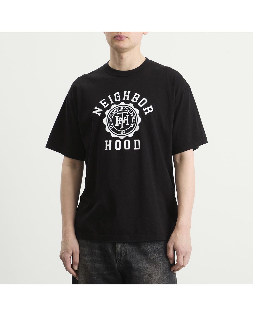 Neighborhood Black Ss-4 T-Shirt for men