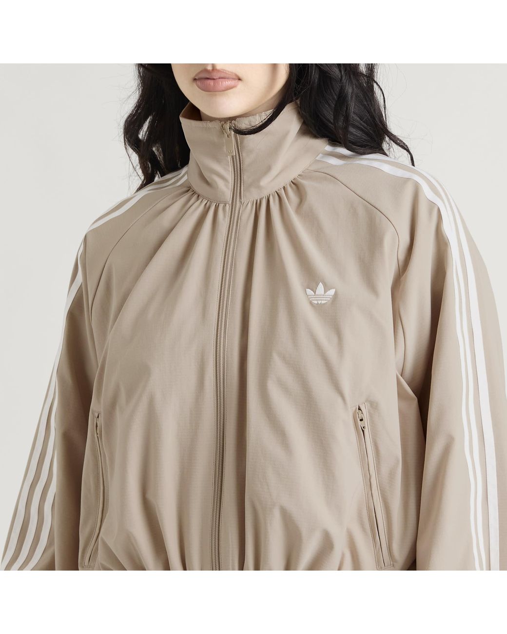 Adidas Natural Blousy Oversized Track Top