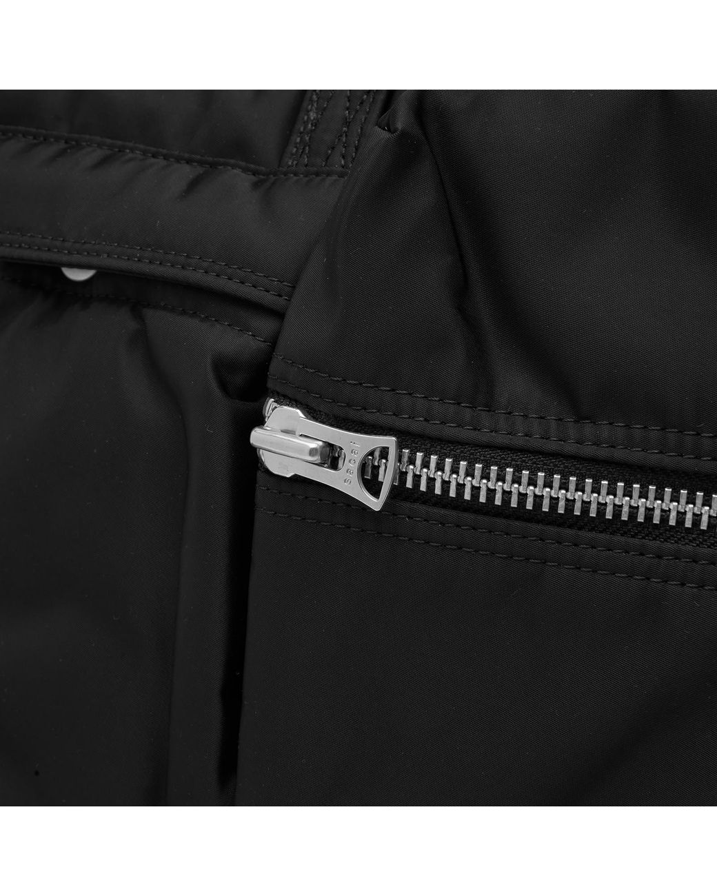 Sacai X Porter Yoshida & Co. Delivery Pocket Bag in Black Sacai X Porter Yoshida & Co. Delivery Pocket Bag in Black