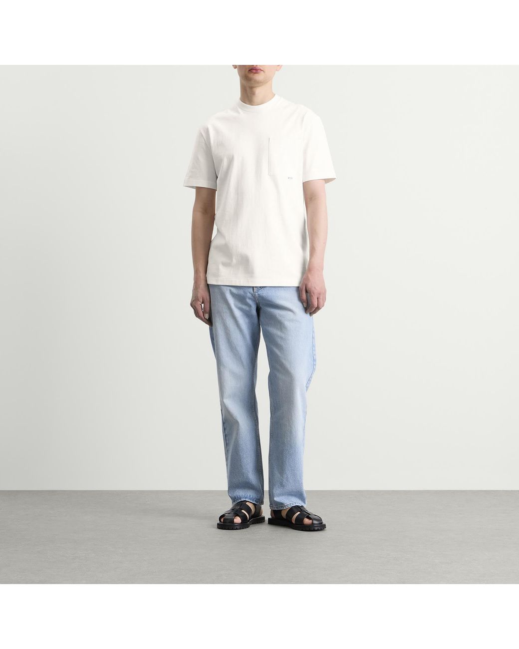 Jil Sander White Jil Logo T-Shirt for men