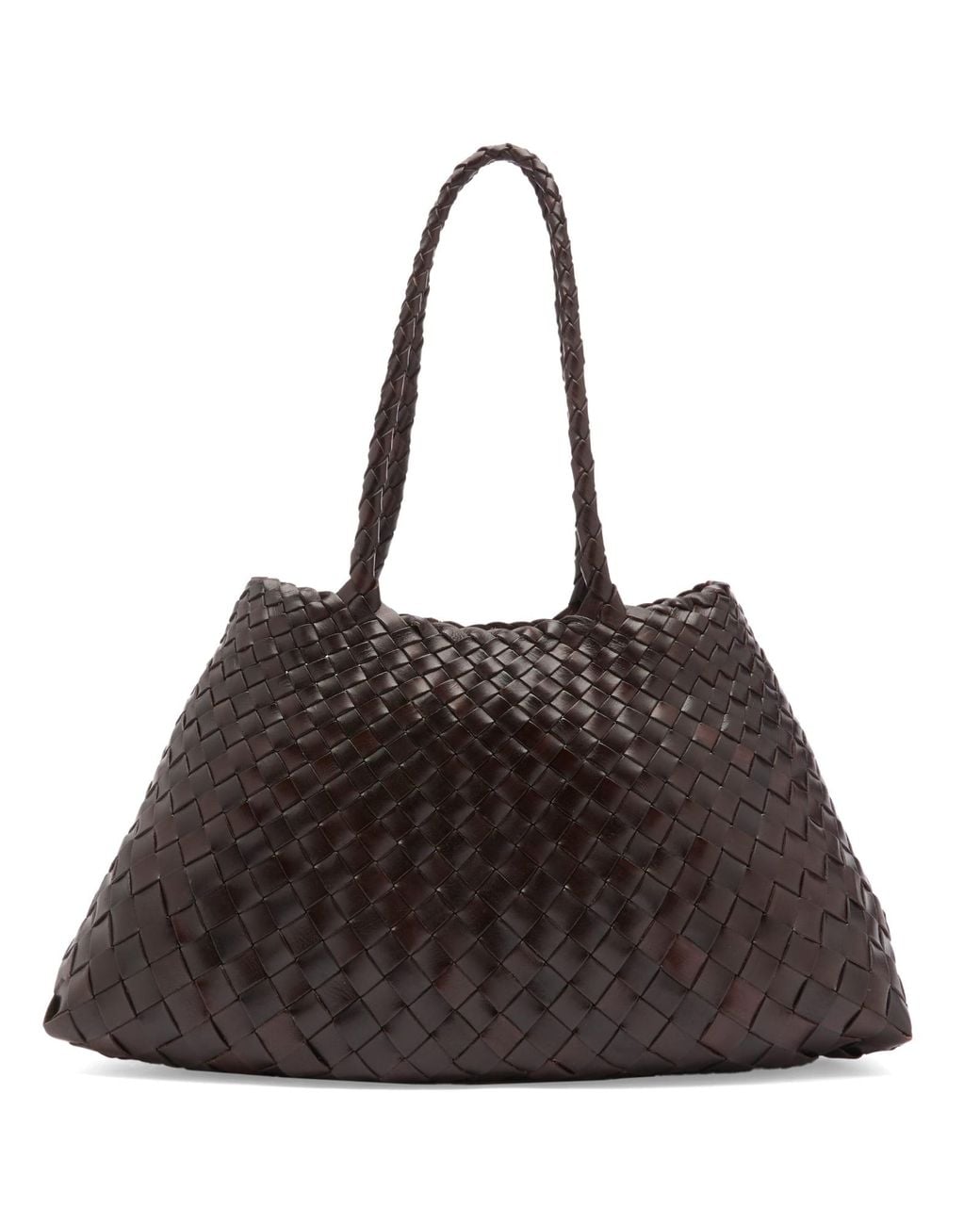 Dragon Diffusion Brown Santa Croce Large Bag