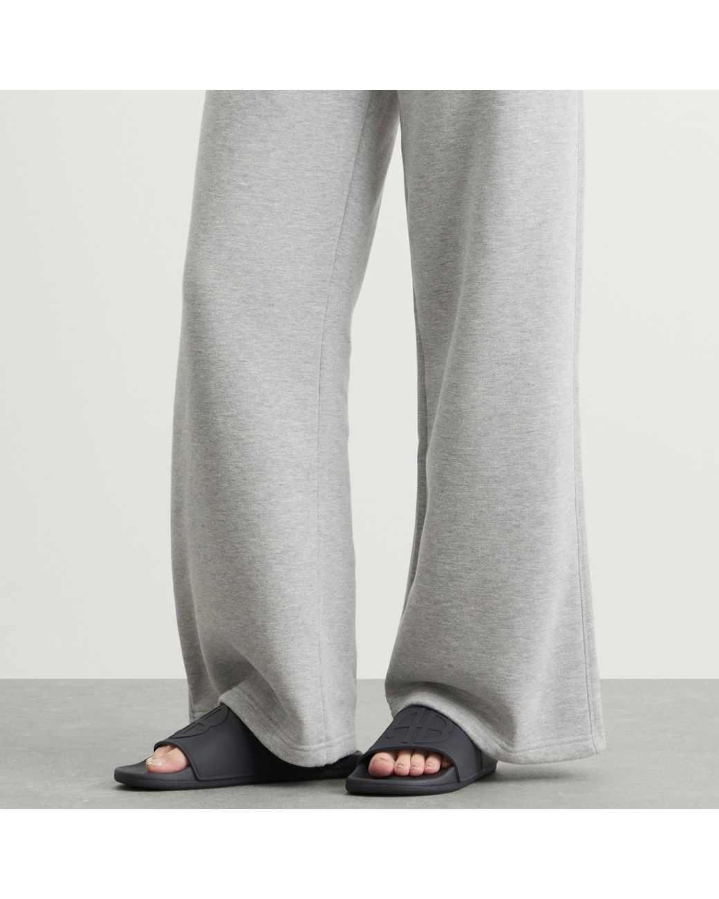 Anine Bing Black Isla Slides