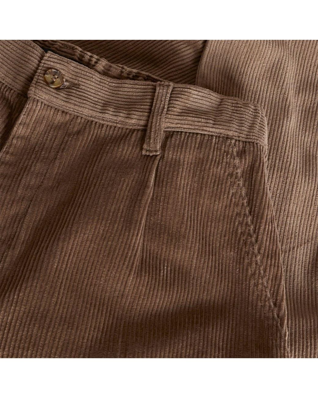 END. Brown Ridge Trouser for men