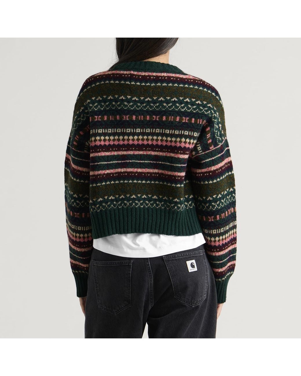 Barbour Green Overton Knitted Jumper