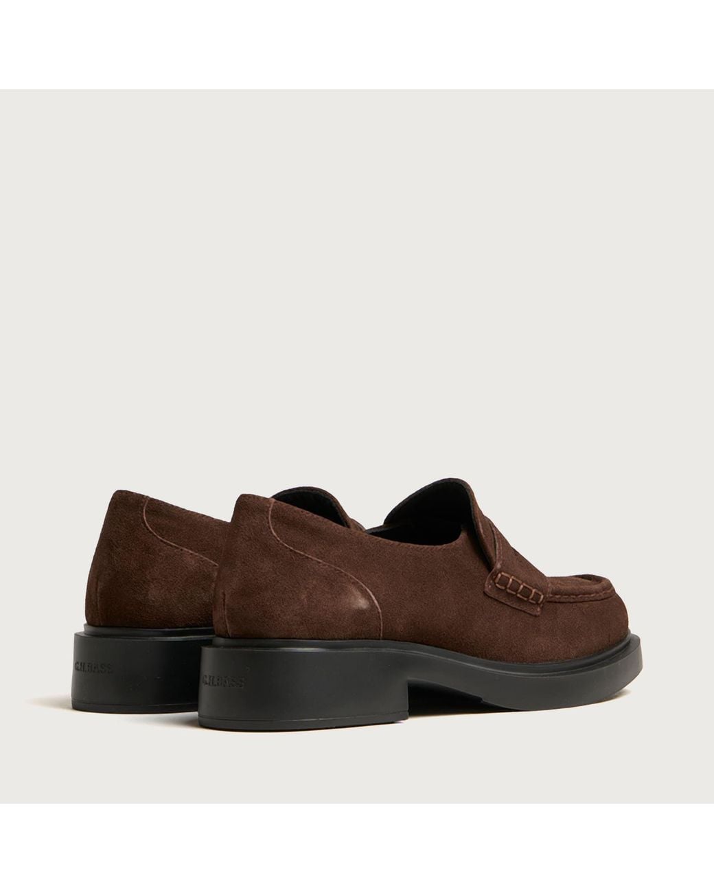 G.H.BASS Brown Albany Ii Penny Suede Loafers