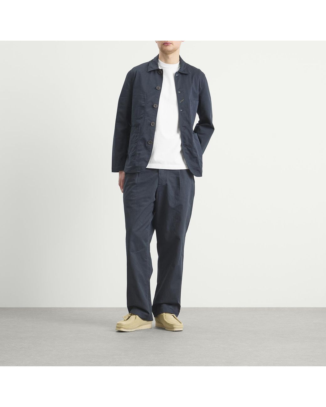 Universal Works Blue Bakers Jacket for men