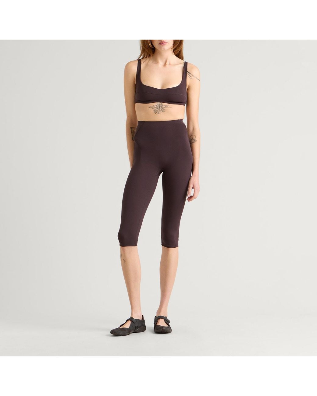 Nike Purple Skims Infinasoft Crop Tights 17 Inch