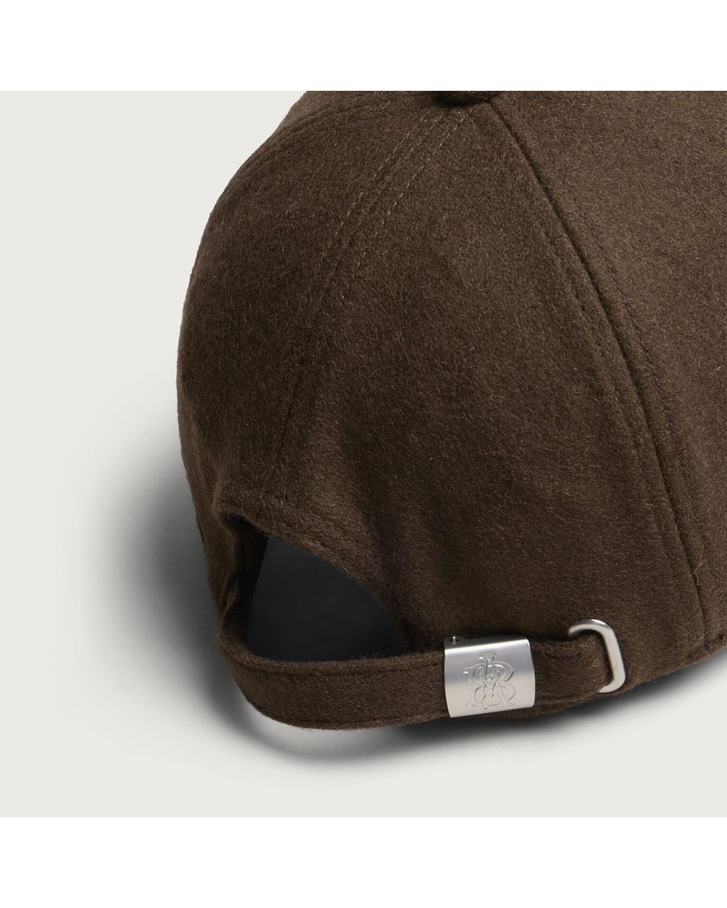 About Blank Brown Monogram Cap for men