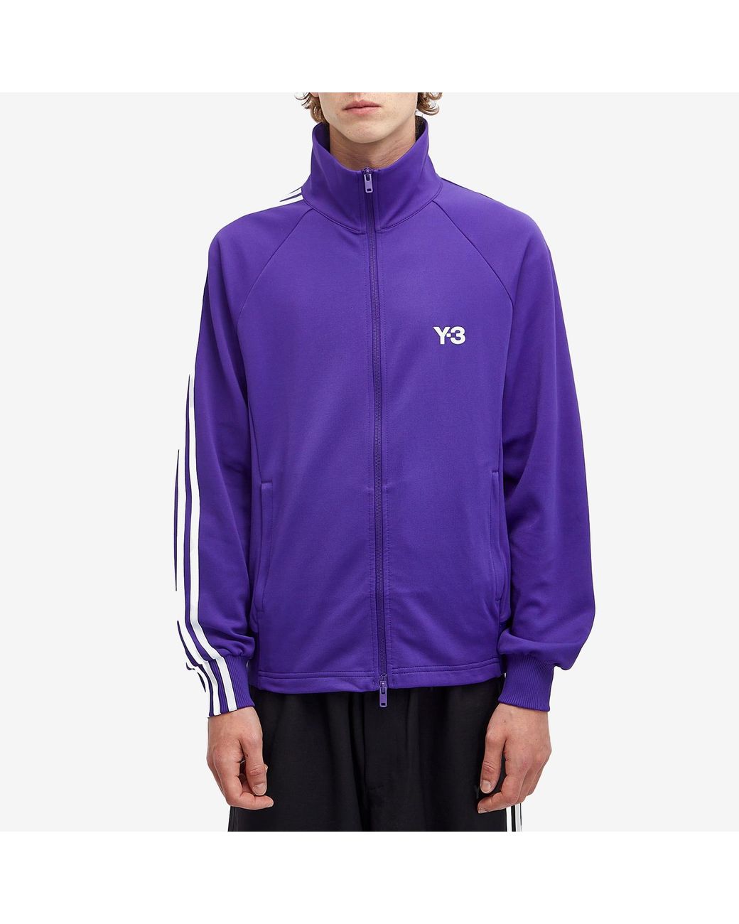 Y-3 3-Stripe Track Top in Purple for Men | Lyst Y-3 3-Stripe Track Top in Purple for Men | Lyst