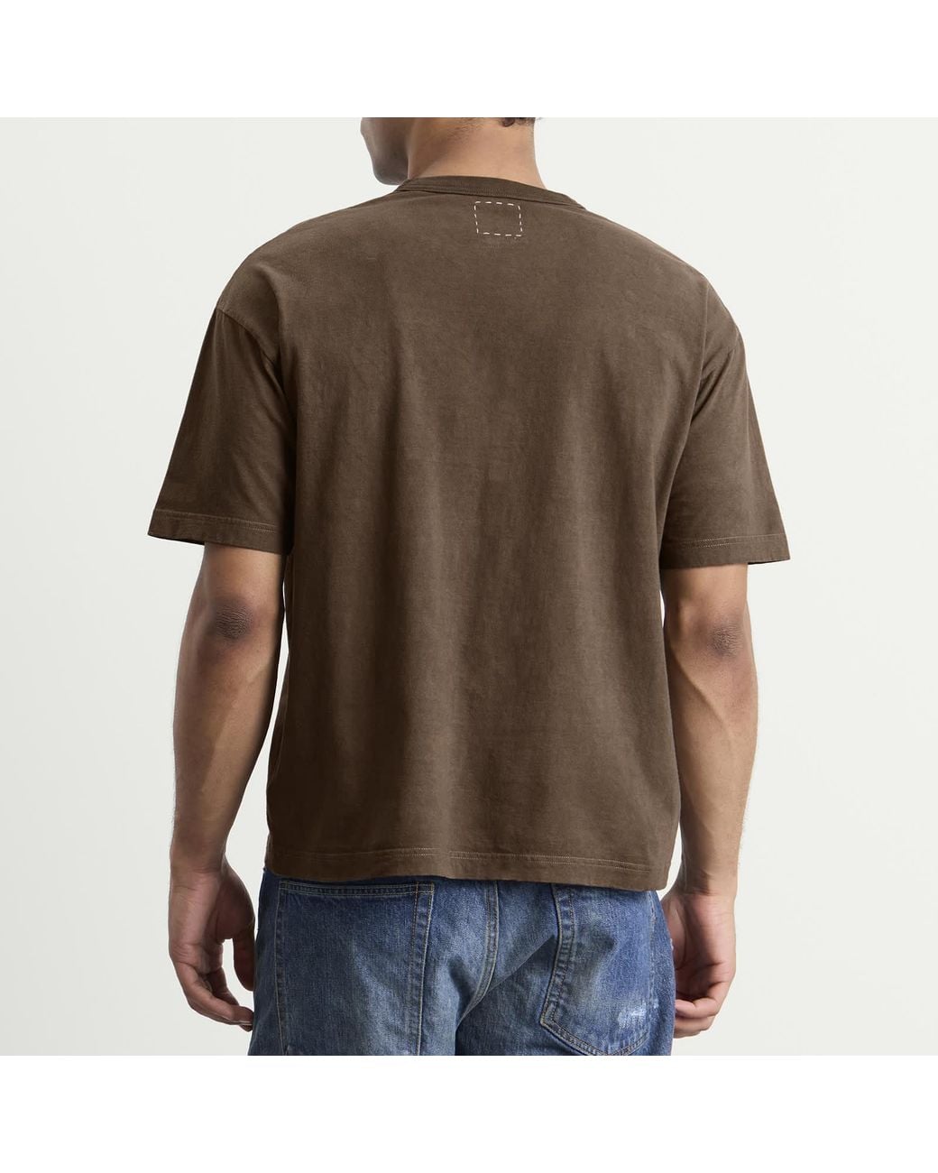 Visvim Brown Jumbo T-Shirt for men