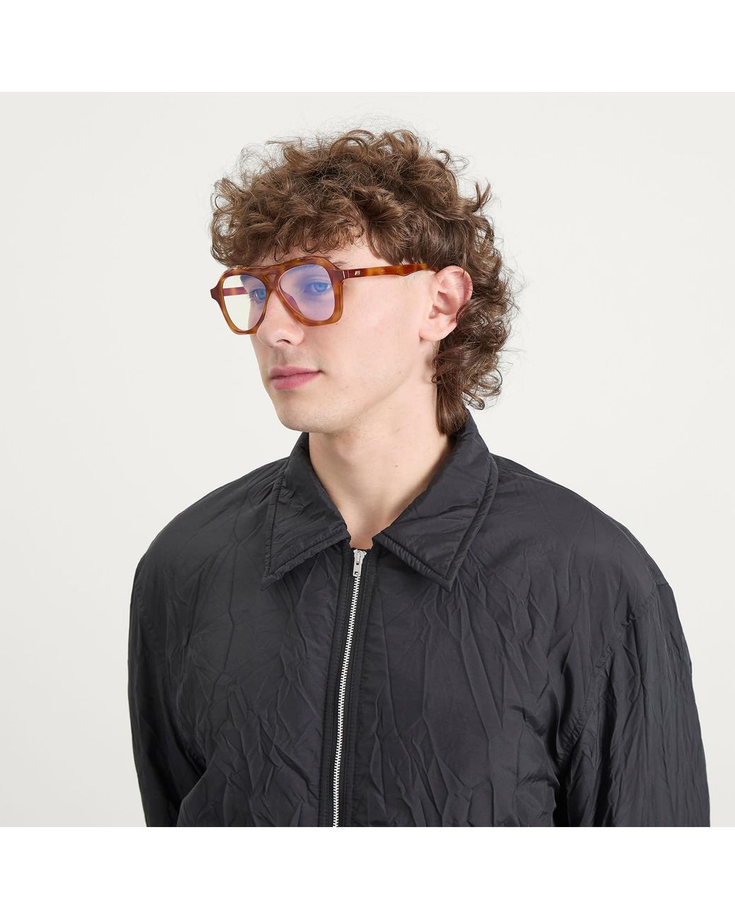 Le Specs Brown Drizzle Light Optical Glasses