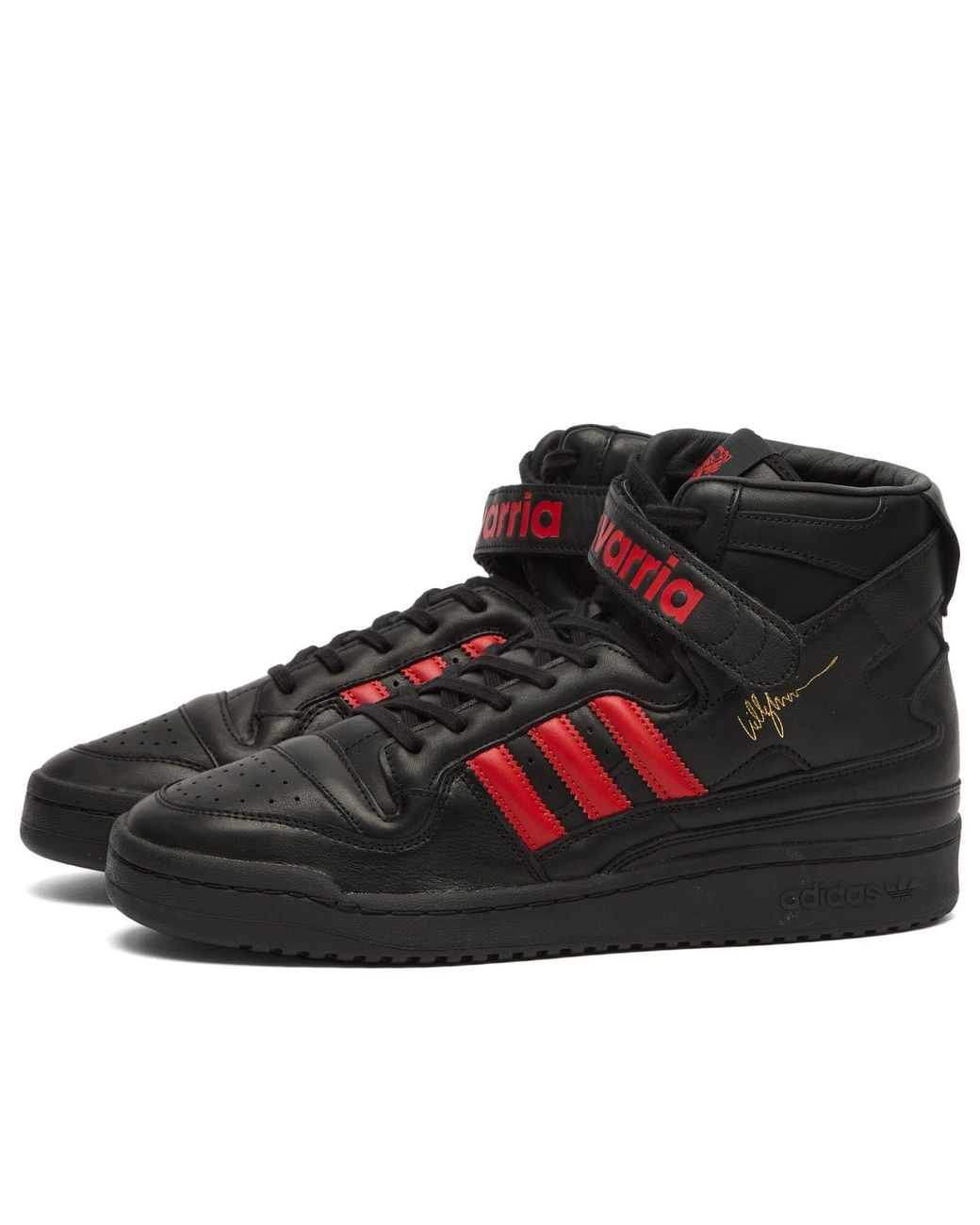 Adidas Black X Willy Chavarria Forum Hi Sneakers
