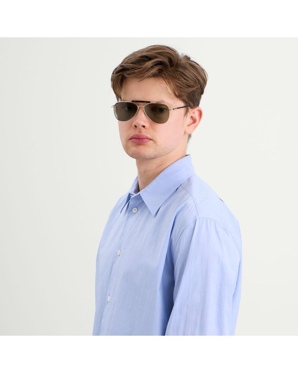 Saint Laurent Metallic Saint Laurent Sl 864 Sunglasses