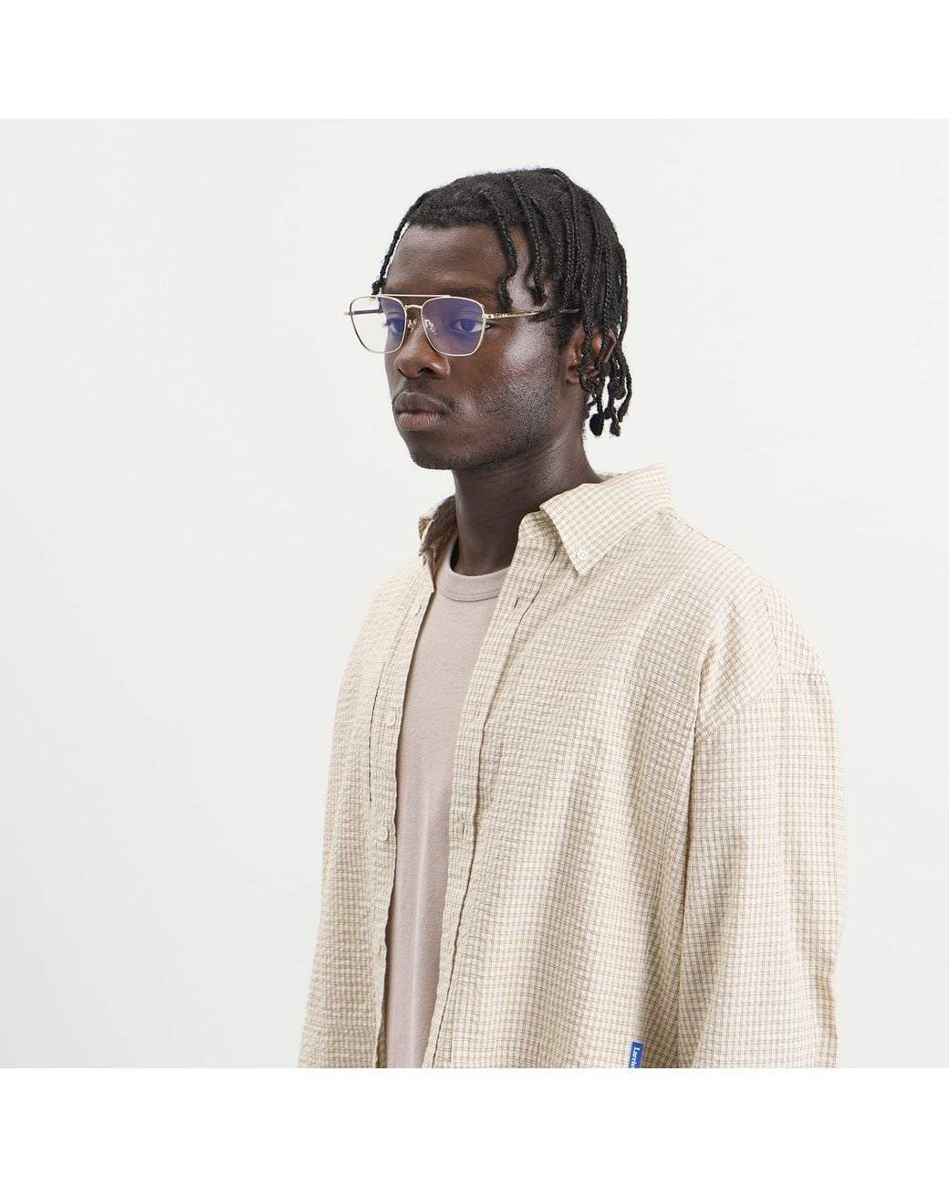 Le Specs White Diametric Light Glasses