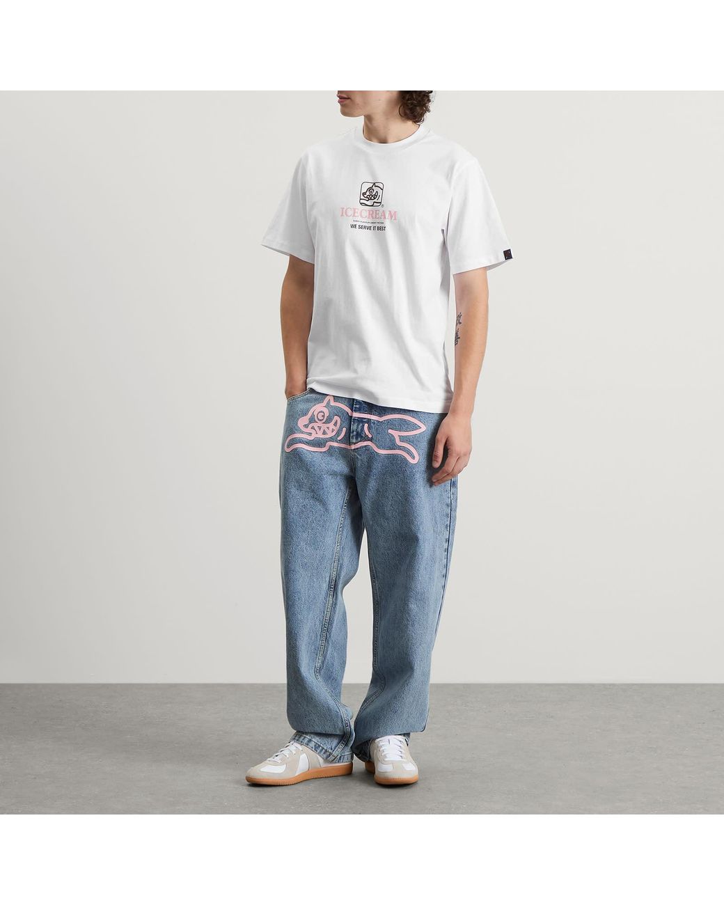 ICECREAM White Serve It Best T-Shirt for men