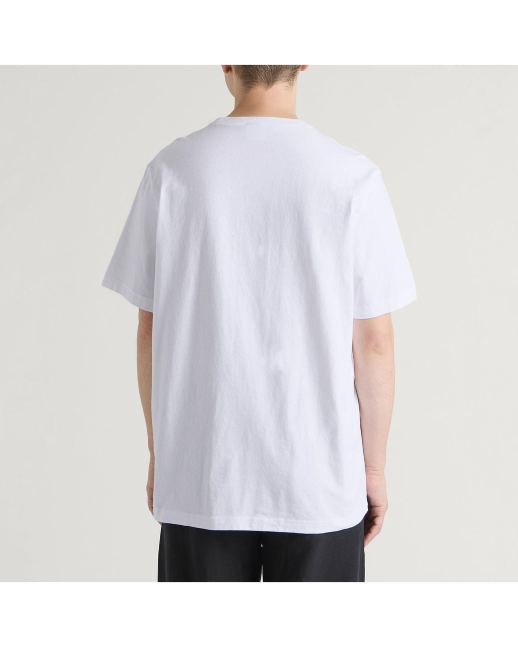 Champion White Reverse Weave Relaxed T-Shirt for men