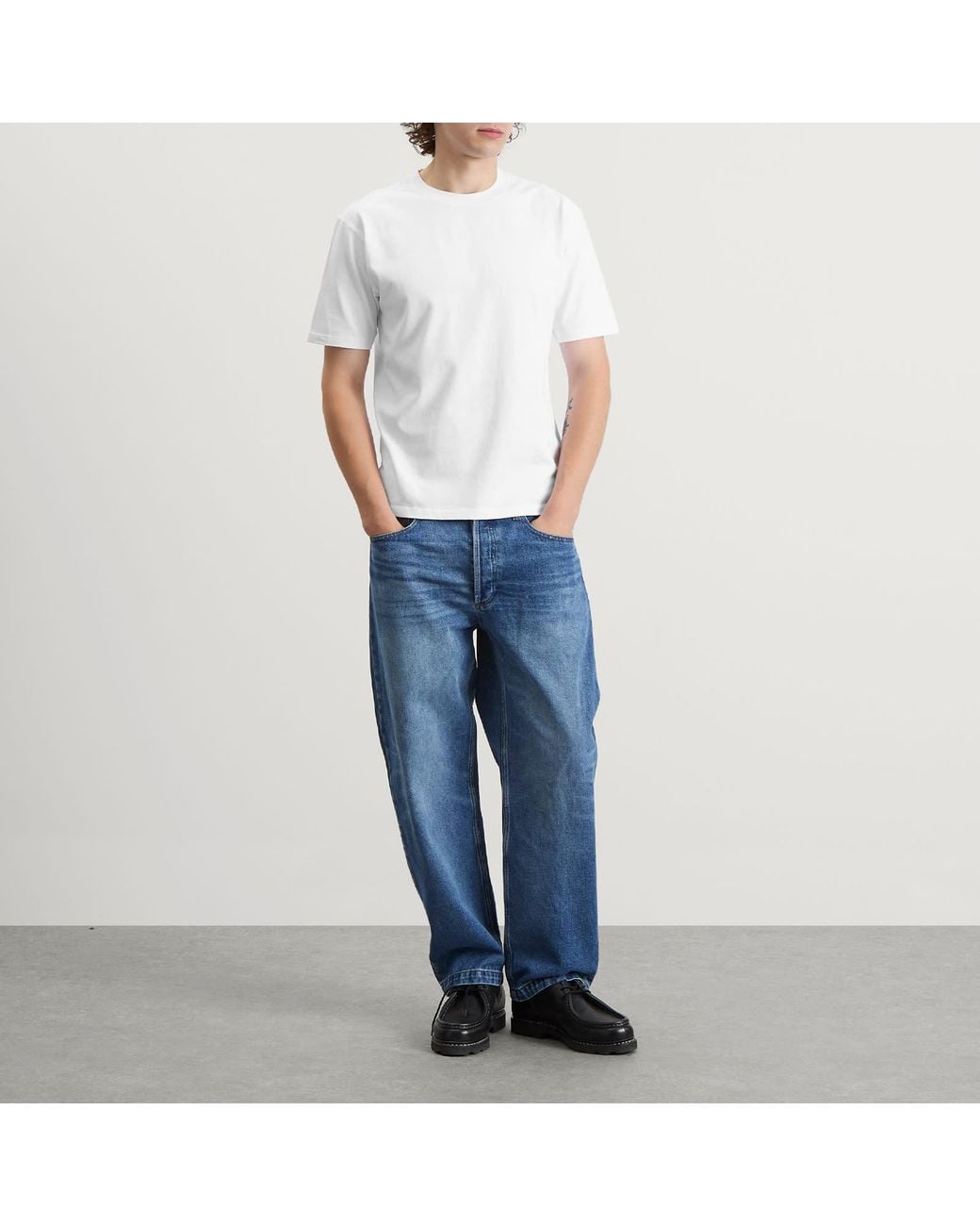 Drake's White Hiking T-Shirt for men