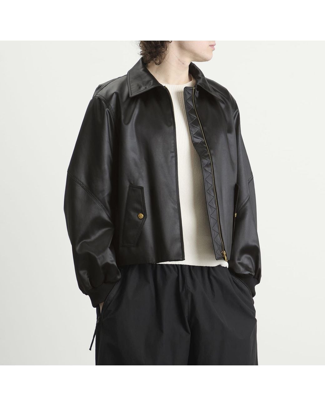 Opera Colors. Code Willy Chavarria Opera Bomber Jacket in Black for Men | Lyst