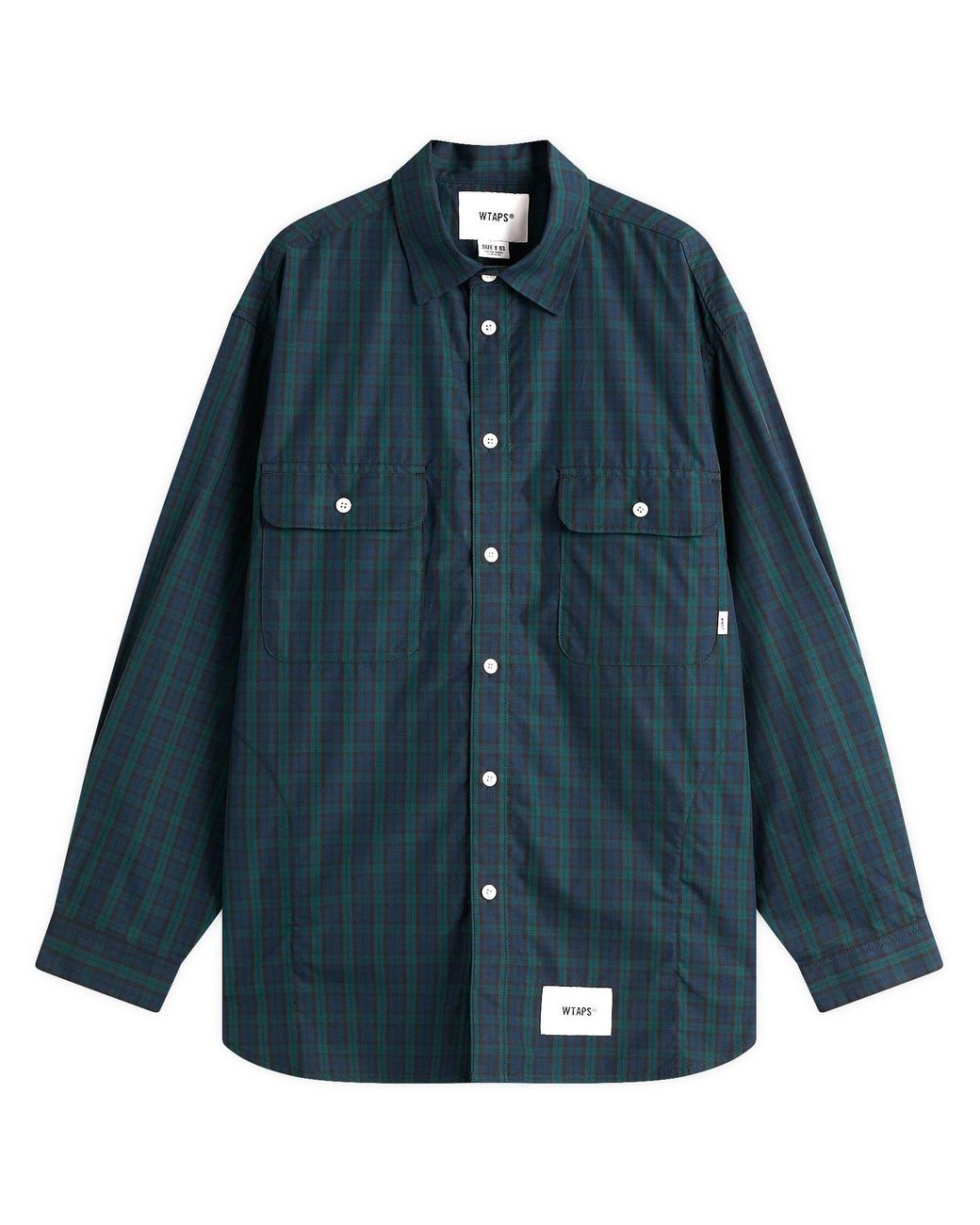 トップス W broadcloth trad check shirt OVY KAJA WTAPS Broadcloth Watch Check Shirt in Blue for Men | Lyst