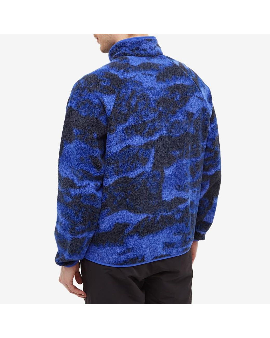 adidas Adventure Half Zip Fleece in Blue for Men | Lyst