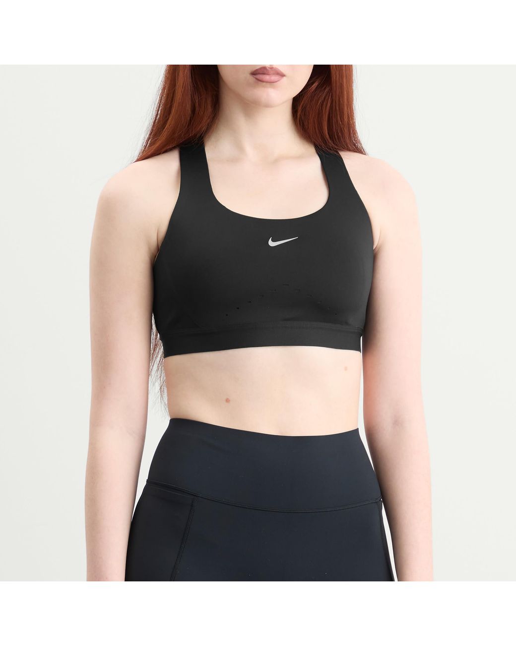 Nike Black Swift High Support Sports Bra