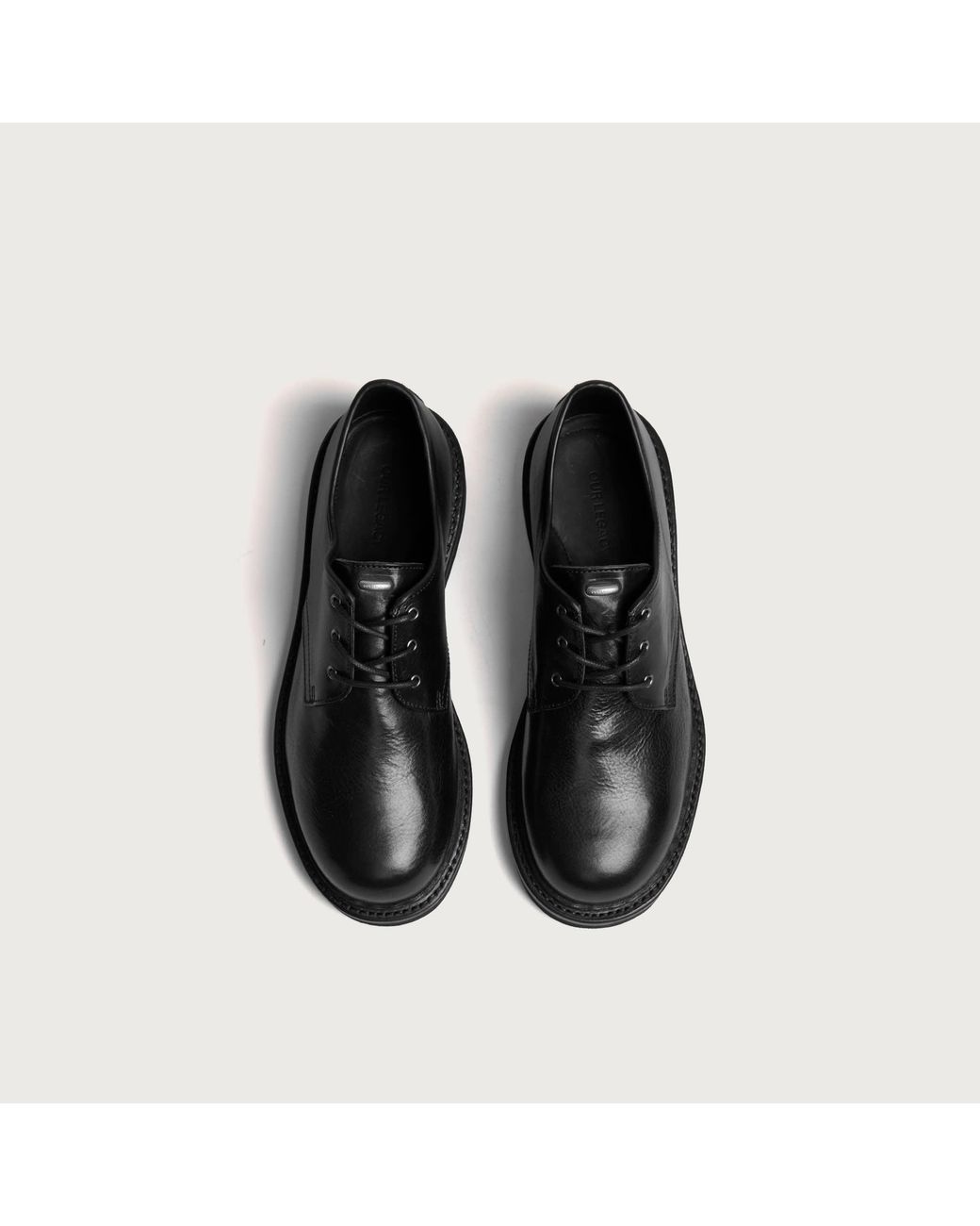Our Legacy Black Supple Cow Hide Trampler Shoe for men