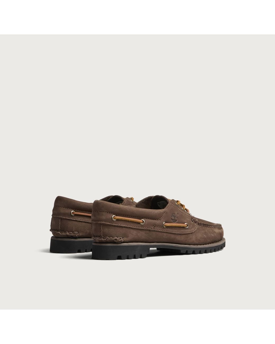 Timberland Brown Authentic 3-Eye Boat Shoe
