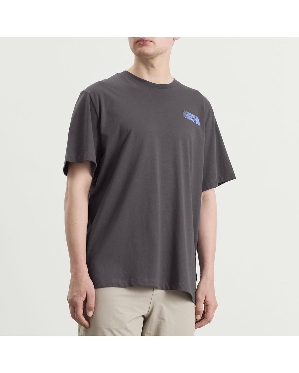 The North Face Gray Retro Trail Relaxed T-Shirt for men