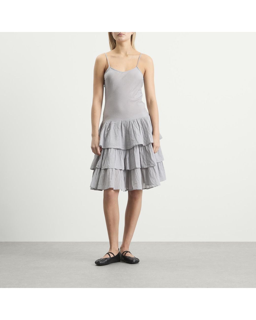 GIMAGUAS Gray Joan Midi Dress