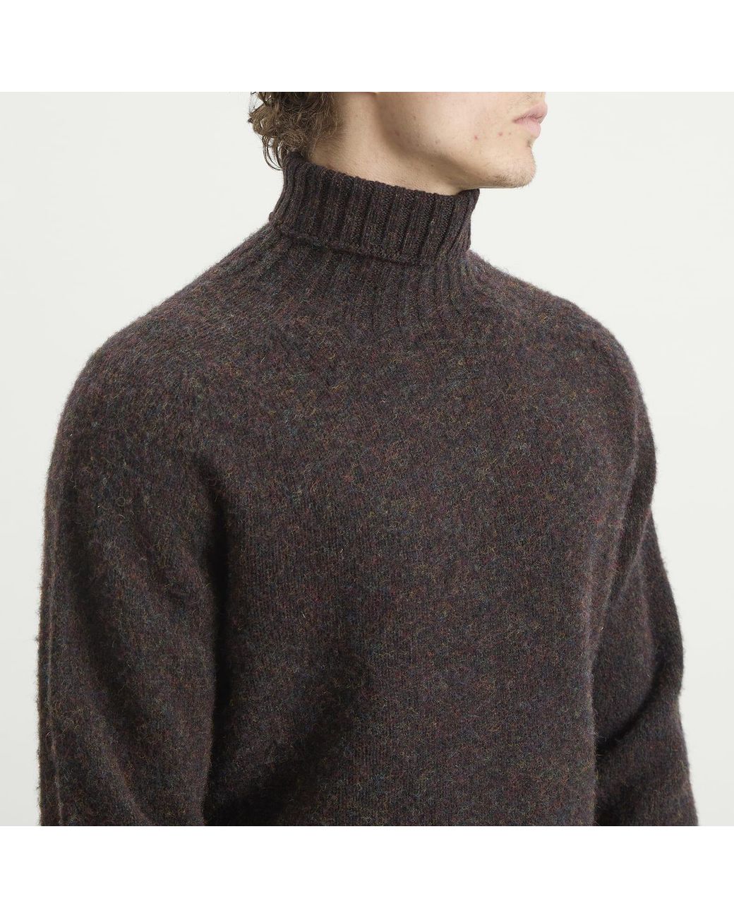 Howlin' By Morrison Black Howlin' Sylvester Roll Neck Knit for men