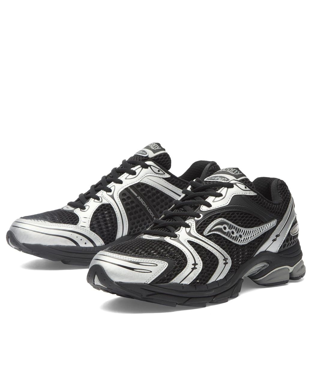 Saucony Black Progrid Triumph 4 Sneaker