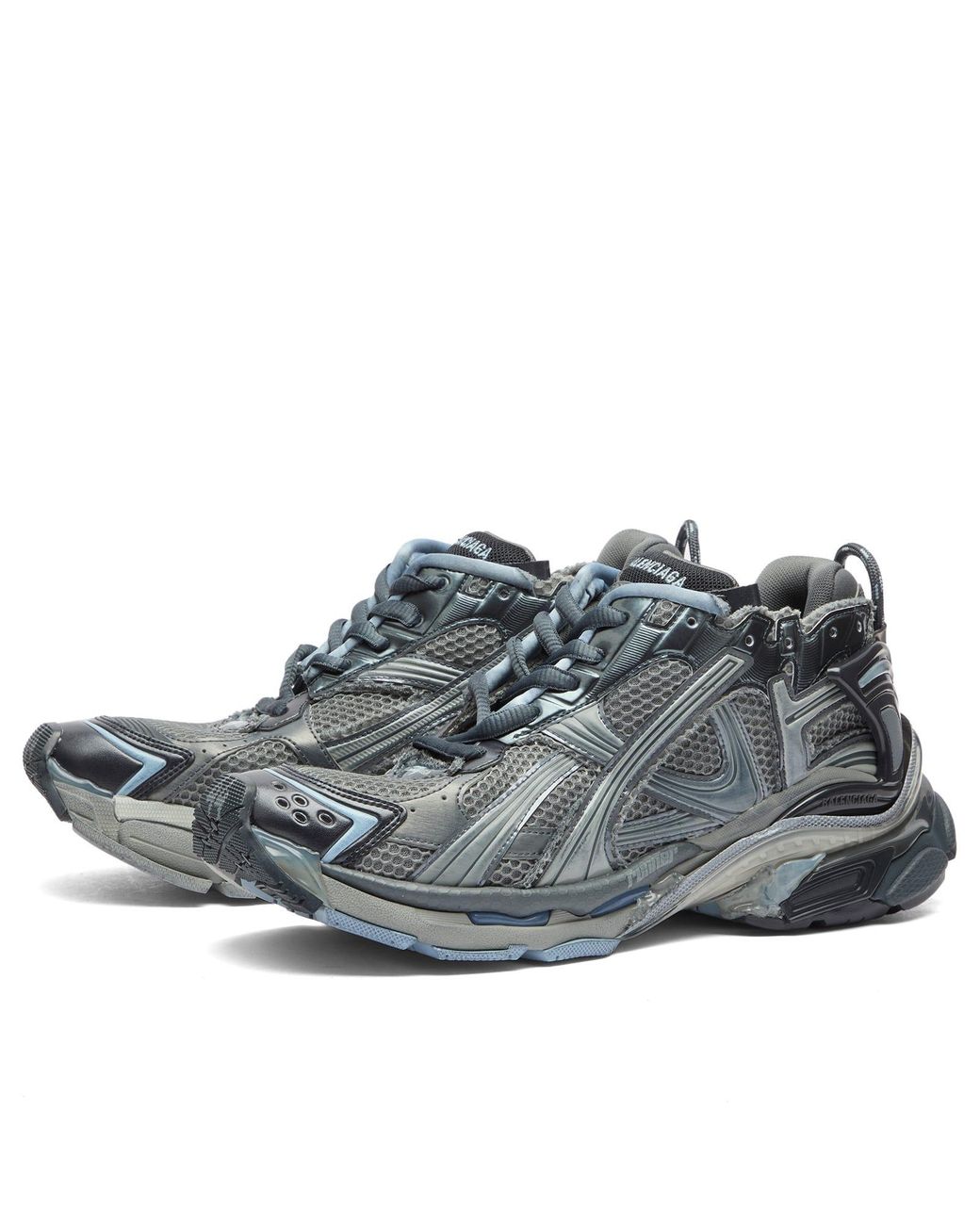 Balenciaga Blue Runner Mesh Sneaker for men