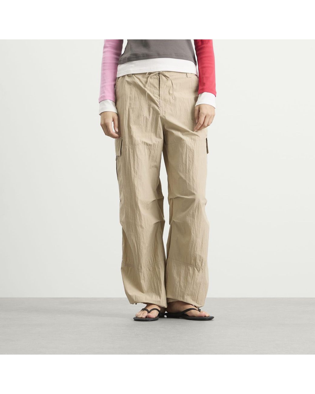 DUNST Natural Parachute Pants