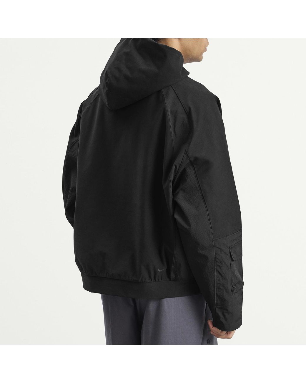 Nike Black Tech Shori Utility Hoodie for men