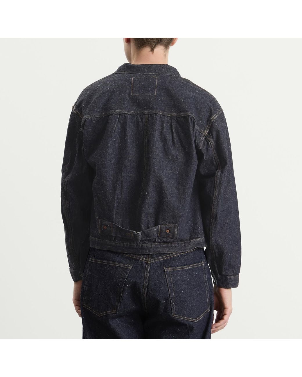 Kaptain Sunshine Denim Tracker Jacket in Blue for Men | Lyst