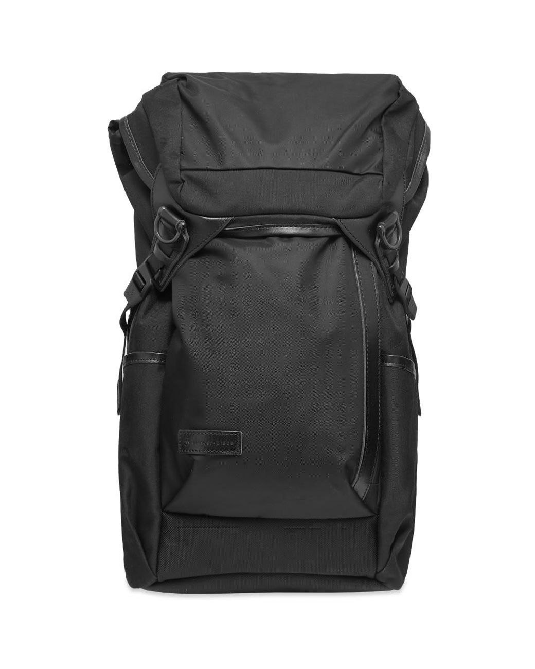 master-piece Potential Leather Trim Backpack in Black for Men | Lyst