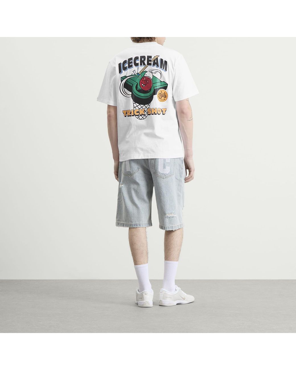ICECREAM White Trick Shot T-Shirt for men