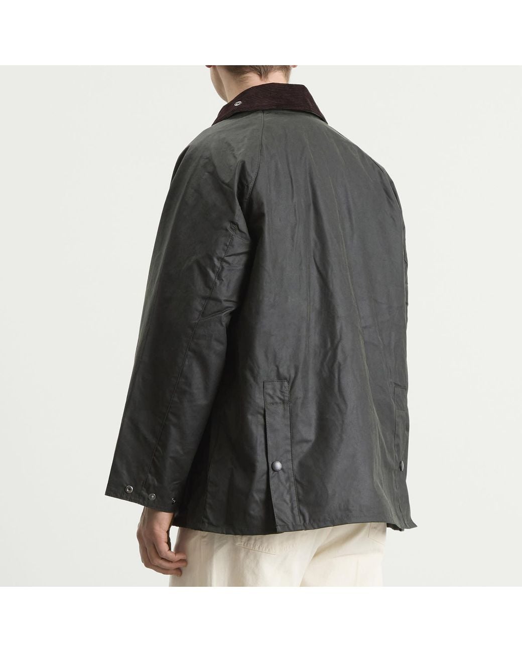 Barbour Black Os Bedale Wax Jacket for men