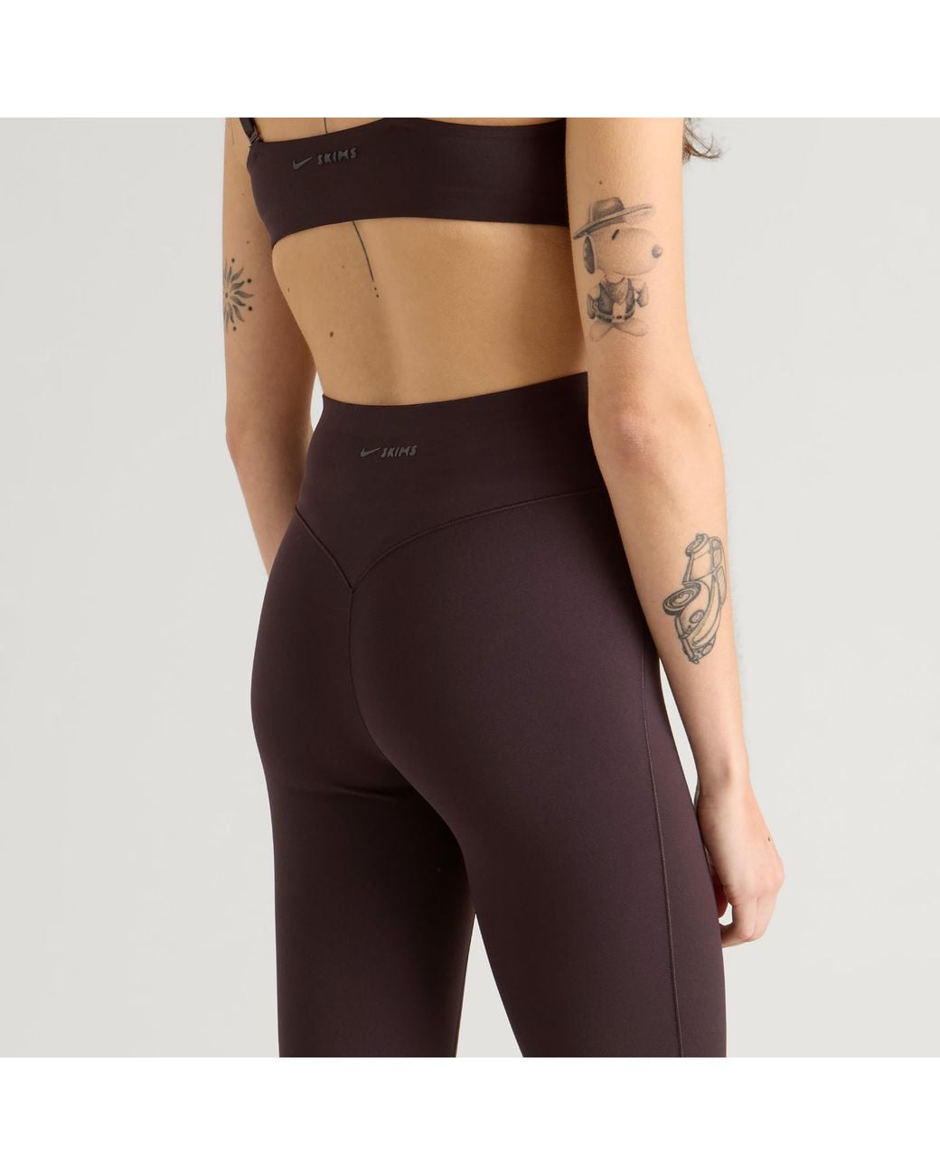 Nike Purple Skims Infinasoft Crop Tights 17 Inch
