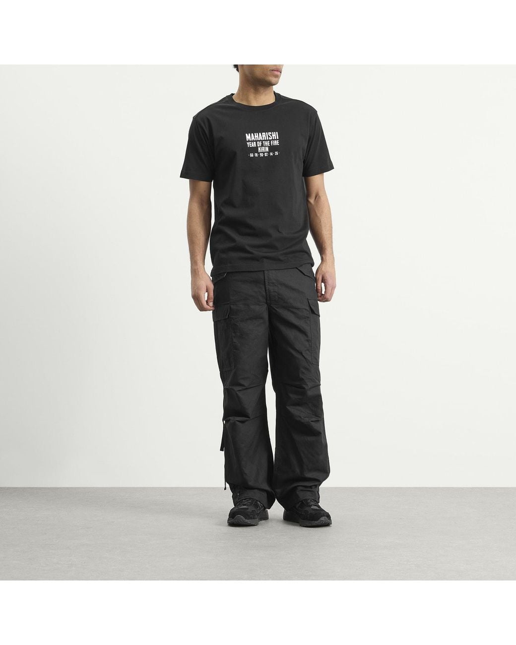 Maharishi Gray Hemp M65 Cargo Pants for men