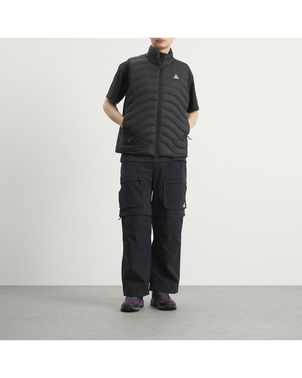 Nike Black Acg Lava Flow Vest for men