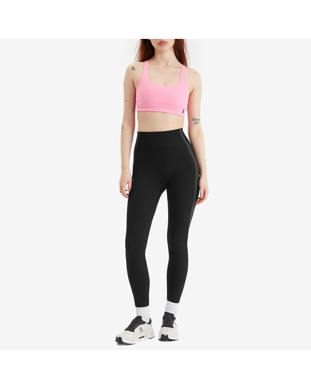 On Shoes Pink Studio Bra Top