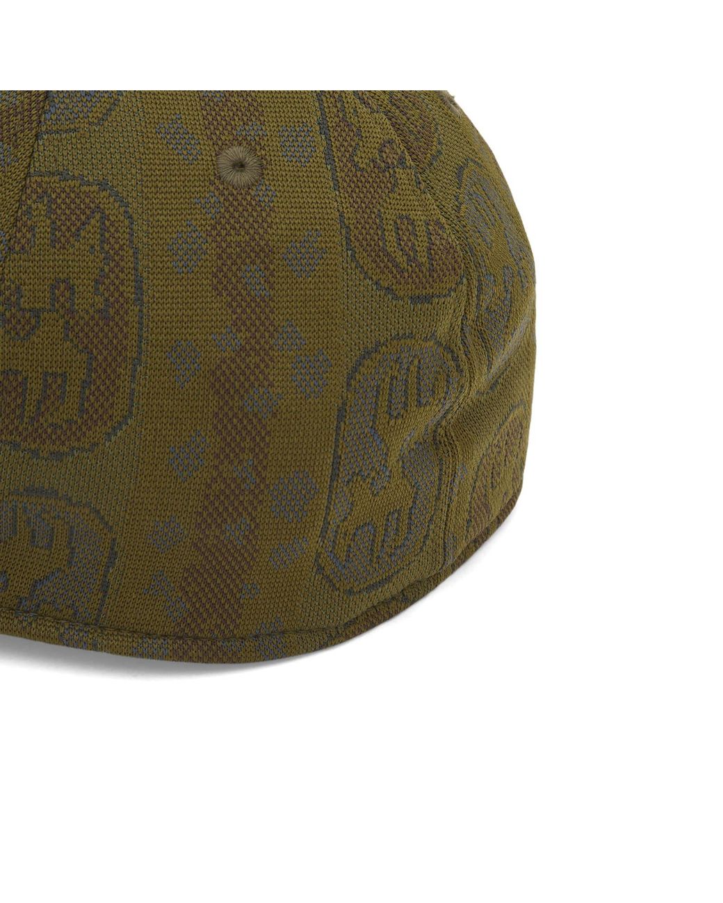 Needles Green Jacquard Baseball Cap for men