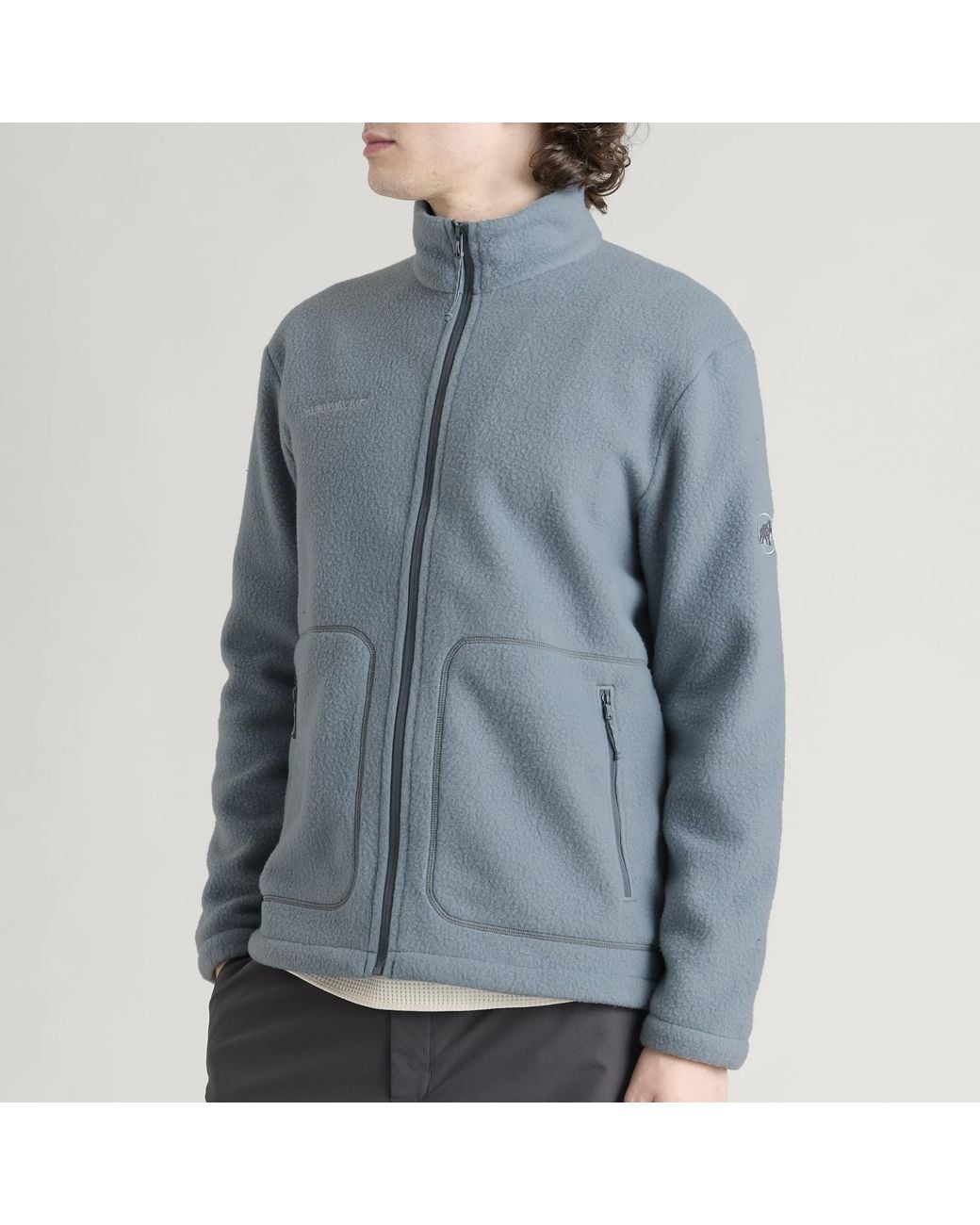 Mammut Blue Falera Ml Fleece Jacket for men